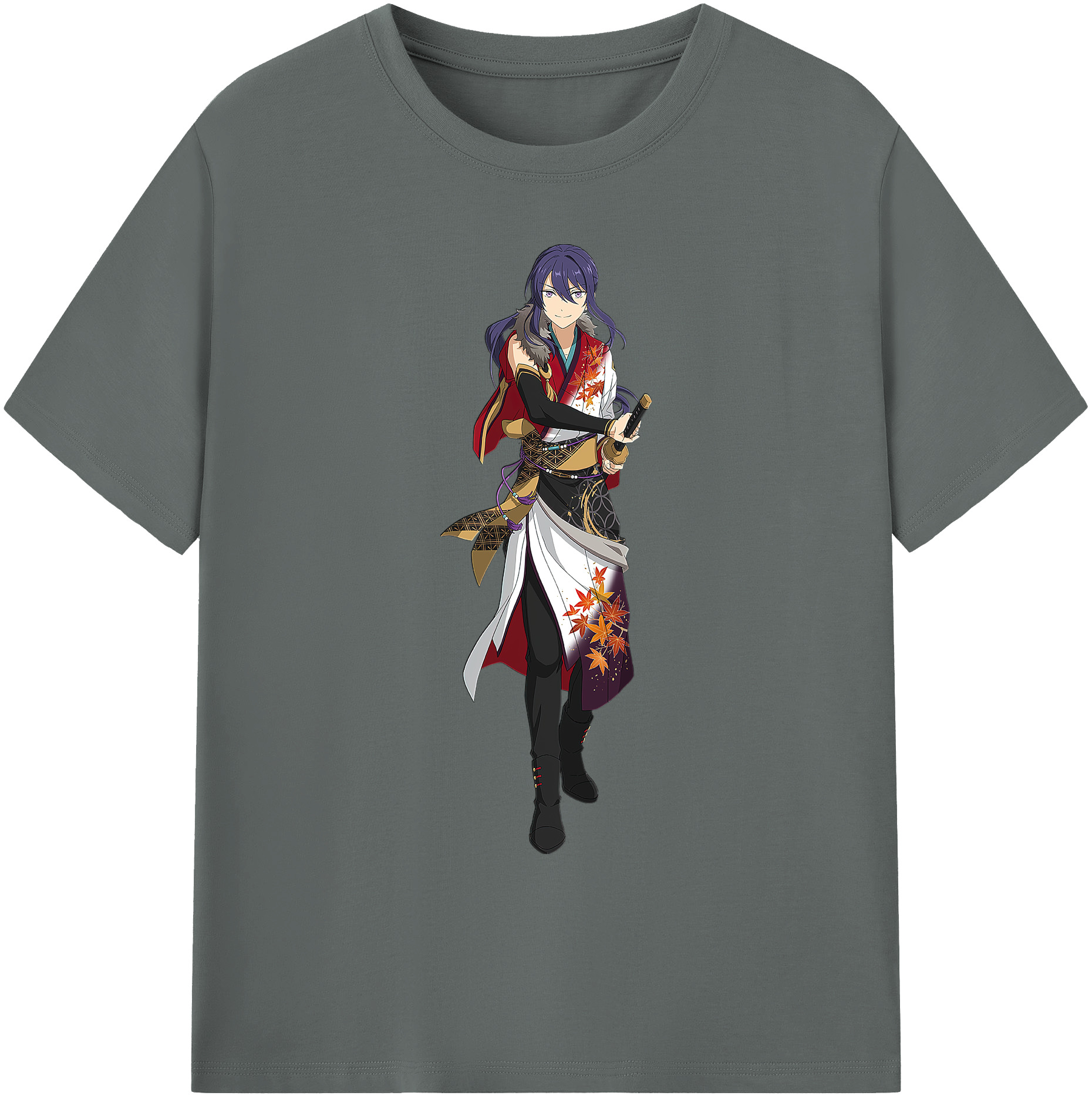 （画像用） あんさんぶるスターズ! Ensemble Stars 綿100％ メンズ半袖Tシャツ｜肌触りやわらか＆通気性